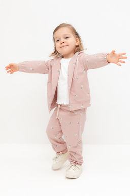 Crockid _ КР 400796/дымчатая роза,милые цветочки к543 брюки д/дев яс  фото 4