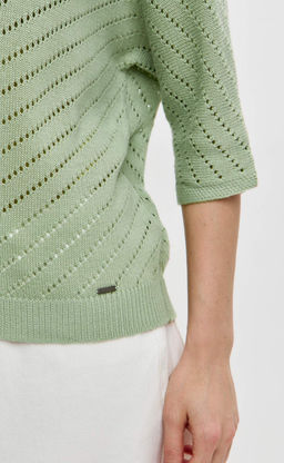 Джемпер F612-1580 olive - Fine joyce фото 3