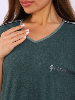 Платье женское 4-111а (изумруд)