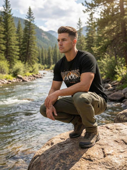 Футболка мужская арт. 02285/Outdoors - F5 фото 3