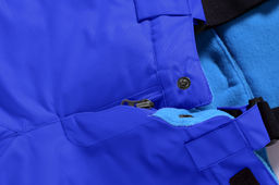 Брюки горнолыжные подростковые для девочки синего цвета 9252S - Mtforce фото 8