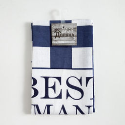 Цена за 2 шт. Полотенце кухонное Доляна Best man 35×60 см, 100% хлопок, 160 г/м²