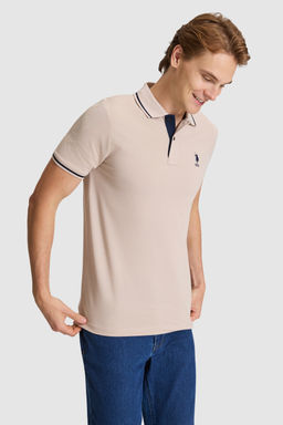 Erkek Ta_ Slim Fit Polo Yaka Basic Ti__rt - U.s. polo assn фото 3