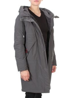 21-967 DARK GRAY Пальто зимнее женское AIKESDFRS (200 гр. холлофайбера) - Fashion фото 6