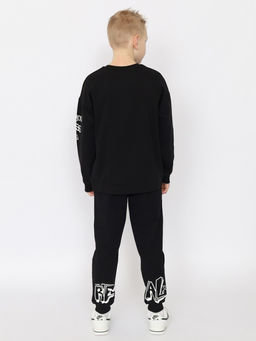 CRB wear/CSJB 70462-22-393 Брюки для мальчика,черный/Ex.Cherubino  фото 6
