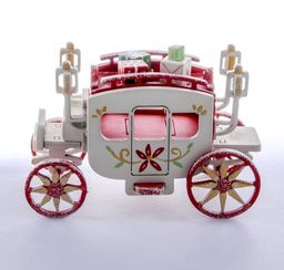Новогодние елочные игрушки: Карета крытая 3020 Red Classic - Idh фото 2