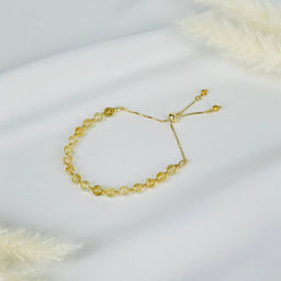 Браслет регулируемый из Цитрина от 16 см