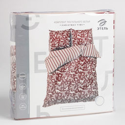 Постельное бельё Этель евро Christmas time 200х217 см, 220х240 см, 70х70 см - 2 штуки  фото 19