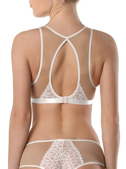 CONTE Бралетт из легкого кружева и сетки Venus TA0004 приглушенно-белый
