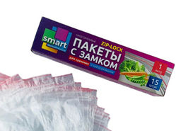 Пакеты с замком 1л.15штук.