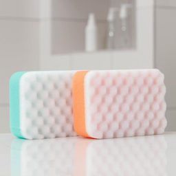 Цена за 3 шт. Губка для тела «Афродита», 14.5×10.5×6 см, МИКС