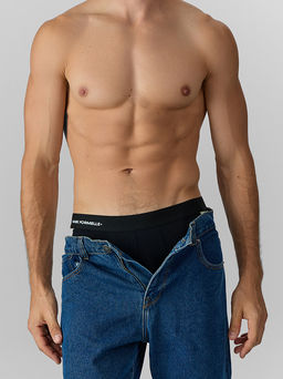 Цена за 2 штуки! Трусы боксеры мужские черные - Mark formelle фото 6