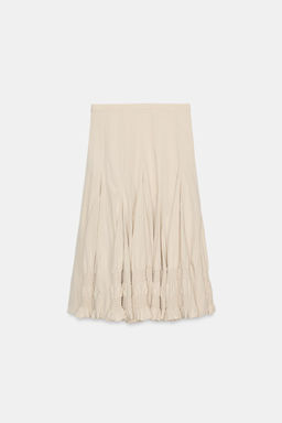 FALDA MIDI GODETS / Hielo - Zara фото 6