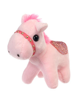 Цена за 2 шт. Мягкая игрушка Лошадка, 8 см, на присоске, МИКС