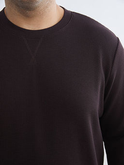 Bisiklet Yaka Erkek Sweatshirt