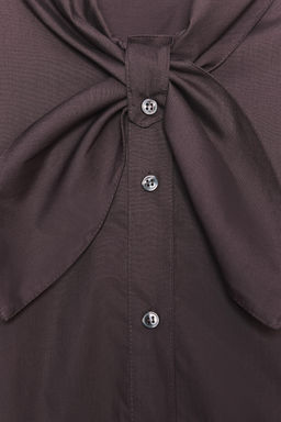 POPLIN NECKERCHIEF SHIRT - Zara фото 10