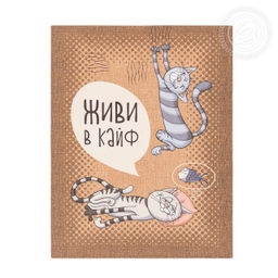 Набор полотенец из рогожки Кошачьи тайны 45*60/2 шт. - 45*60 - Артпостель фото 3