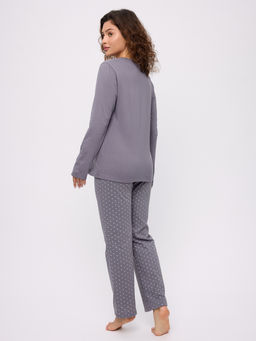 Пижама женская из кулирки Today серый - Амадэль фото 13