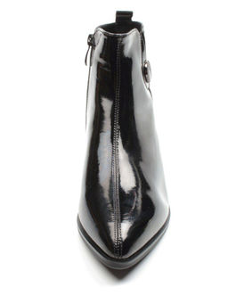 01-PCG265-1 BLACK Ботинки демисезонные женские (натуральная кожа, байка) - Фабричный китай фото 11