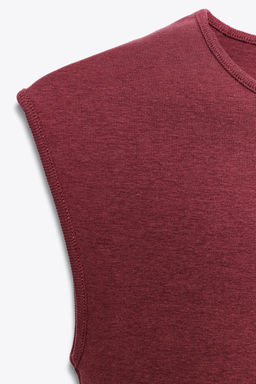 STRETCH RIB T-SHIRT - Zara фото 19
