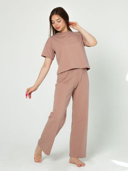 Костюм женский кулирка с брюками НИКОЛЬ КОФЕ - Domtrik фото 2