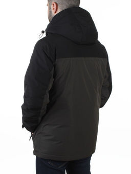 D6594 DK. GREEN/BLACK Куртка мужская зимняя (200 гр. холлофайбер)