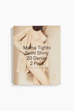 MAMA Pack de 2 medias 20 den