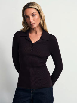 Джемпер из вискозы с отложным воротником / Zarina фото 4