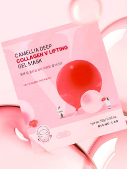ROUND LAB Гелевая маска для лица / Camellia Deep Collagen V-Lifting, 10 г