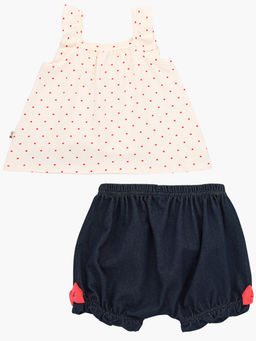 Комплект для девочки с шортами ясли UD 1530/1531 - Mini maxi фото 2