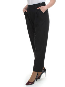 KD-1066 BLACK Брюки женские - Фабричный китай фото 3