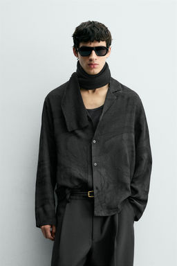 FLOWING JACQUARD SHIRT - Zara фото 2