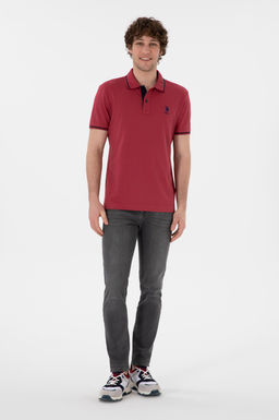 Erkek Slim Fit Polo Yaka Vi_ne Basic Ti__rt Sepette S_rpriz _ndirim - U.s. polo assn фото 5