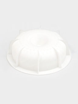 Форма для муссовых десертов и выпечки Доляна Снежная гора, силикон, 18,8?5,5 см, цвет белый  фото 2