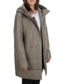 22225 DK.BEIGE Куртка демисезонная женская (100 гр. синтепон) - Фабричный китай фото 8