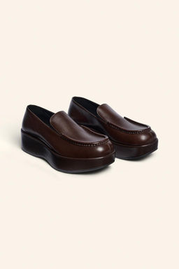 LEATHER LOAFERS - LIMITED EDITION - Zara фото 5