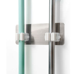 Держатель для уборочного инвентаря двойной, арт. 74895 - Полимербыт фото 4