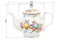 Чайник 380 мл 17*10*12 см Совушки NEW BONE CHINA - Elan gallery фото 2