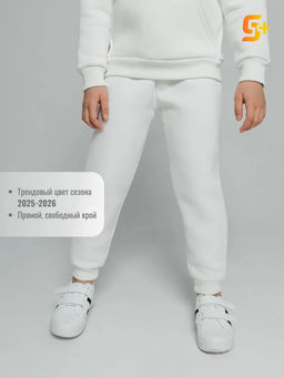 Костюм Канга(Толст+брюки), цвет Молочный, футер 3-х н, х/б 65%,пэ 35% - 5+ фото 3