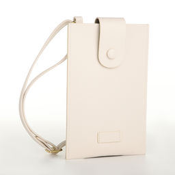 Сумка женская, кросс-боди, на магните, цвет молочный - Simaland фото 3