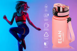 Бутылка для воды 350 мл 6,8*6,8*17 см "Style Matte" пыльная роза