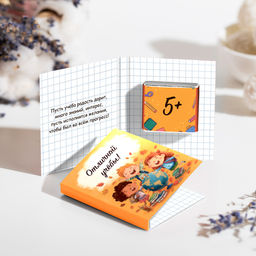 Мини-открытка "Отличной учёбы"