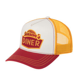 Бейсболка STETSON арт. 7741160 TRUCKER CAP STETONS DINER (кремовый / красный)