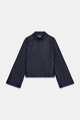 Z1975 DENIM HIGH NECK SHIRT