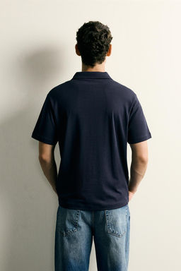 POLO FLUIDO REGULAR FIT RAYAS / Marino - Zara фото 3