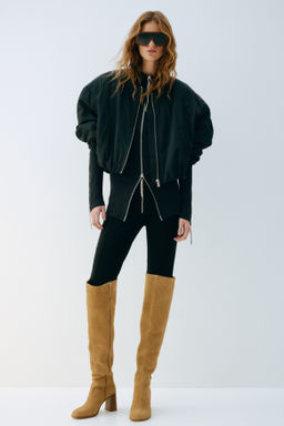 Botas calcet?n over-the-knee en serraje afelpado - H&m фото 2