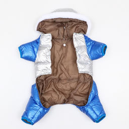 Комбинезон Блик с утяжкой, размер 12 (ДС 28 см, ОГ 38 см, ОШ 27 см), серебряно-синий - Simaland фото 8