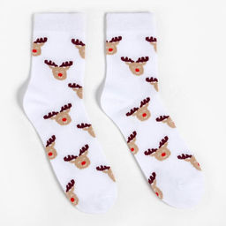 Новогодний подарочный набор KAFTAN Happy Year, носки р-р 36-39 (23-25 см), маска  фото 14