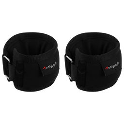 Утяжелители на запястье ONLYTOP, 2 шт. × 100 г, цвет чёрный