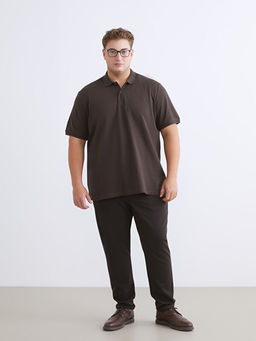 B?y?k Beden Polo Yaka Pike Erkek Ti??rt